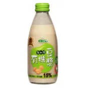 統一生機有機無加糖豆漿-每瓶245毫升【萬家福】
