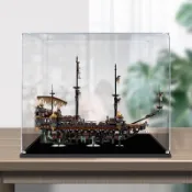 【定製咨詢】高透明亞克力展示盒適用於樂高 71042神鬼奇航沉默瑪麗號 防塵罩明盒透明手辦模型盒 積木收納公仔展示櫃