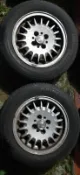 【Older-B 集件工坊】bmw e30原廠14吋bbs鋁圈組4顆含輪圈蓋胎皮