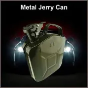 臺灣現貨Jerry Can 5L10L 防銹罐帶噴口系統便攜式柴油容器密封柴油罐車用 lofutw
