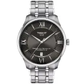 【TISSOT 天梭】杜魯爾系列 羅馬時標機械腕錶/42mm(T1394071106800)