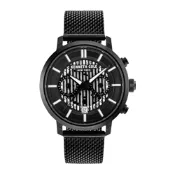 Kenneth Cole 紐約時尚冷都騎士腕錶-黑(KC50572003)-42mm