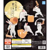 WhiteSpace㍿ ⚠現貨⚠ 扭蛋 轉蛋 Qualia 搗麻糬肌肉玉兔 兔子 搗麻糬 中秋兔 七夕兔 擬人化 肌肉兔