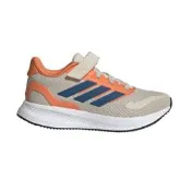 adidas 愛迪達 運動鞋 童鞋 中童 大童 魔鬼氈 RUNFALCON 5 EL C 橘 JP9397
