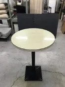 圓型強化玻璃 高腳桌 演講桌 餐桌