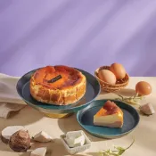 (店+)【Bonbons】Bonbons 多層次夾餡乳酪蛋糕！六吋大甲芋頭巴斯克(蛋糕、乳酪、彌月、禮盒、芋頭)