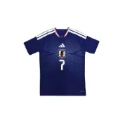 (店+)【adidas 愛迪達】KD3345-7 adidas 2026賽季 日本國家足球隊 7號 三笠薰 主場 套頭短袖吸溼排汗修身足球衣 男女同款