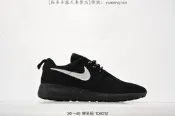 【現貨最低價】耐吉 Nike Roshe Run 奧運倫敦壹代 網面輕便透氣跑步款 黑灰 511881 -010