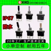 常鴻萬貨行 IP67防水3檔3腳2腳2檔鈕子開關3P防水2P插件插腳搖桿開關搖臂開關
