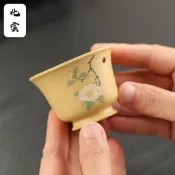 【化雲】宜興原礦紫砂段泥主人杯泥繪聞香杯品茗杯功夫茶具紫砂杯小客杯