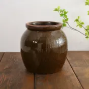 全球選品1館 生活百貨 醃老鴨煨煻焗鴨湯老式罈子灰煲罐商用小缸雞土陶罐鹽醃蛋泡菜，