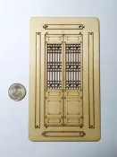 【袖珍屋】中式活動門/窗M-13(娃娃屋、模型專用)(DIY材料包)(E0781A0121)