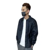 (店+)【United Athle】Homieee United Athle UA 風衣 夾克 教練外套 尼龍 防風 防潑水套 黑色教練外套