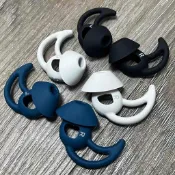 M#純原裝耳塞適用BOSE Sport QC Earbuds耳套鯊魚鰭原裝真無線藍牙博士小鯊耳機保護套硅膠耳帽