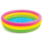 【INTEX】圓型三環游泳池147x33cm 275L 適用2歲+(57422NP)