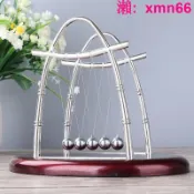 寶承齊百貨 【店長推薦】帆形牛頓擺件擺球碰碰球金屬鐵藝裝飾慣性撞撞球學生