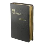 【🐑百羊書房】中英聖經-標準英文版/新標點和合本 (ESV / CUNP) 中英對照／中型／黑色皮面金邊