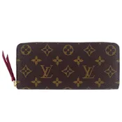 LV M60742 Monogram 老花拉鍊長夾(紫色)