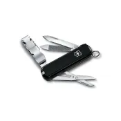 (店+)【VICTORINOX 瑞士維氏】迷你8用指甲剪瑞士刀-黑 (0.6463)