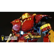 【WBS樂光創意】[不含積木] 76210 UCS 浩克毀滅者 Mravel 漫威 鋼鐵人 專用燈組 紙片燈 樂光燈