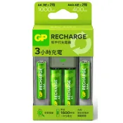 貓｜ GP超霸 新世代充電器組 鎳氫充電電池3號2入+4號2入