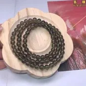 【人氣爆款】天然天狼星隕石手鍊女亞利桑那玻璃隕石三圈手串簡約時尚水晶飾品