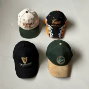 世界啤酒 Guinness 健力士 Coopers Hahn 澳洲啤酒 異材質 雙色 棒球帽 老帽 古著 vintage
