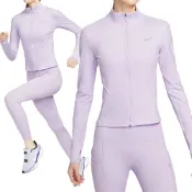 Nike AS W NK SWIFT DF FZ MDLYR 女款 紫色 速乾 立領 跑步 外套 IB1999-511
