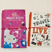 出清 快速出貨 Hello Kitty 彈力繩筆記本組 可愛旅行手帳 隨身記事本 學生文具筆記本 三麗鷗療癒手札
