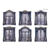 【9 月新品】20-150-0147 可裁切紙 幻想復古浪漫喫茶