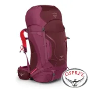 Marc jacobs旗艦店 【美國 OSPREY】Kyte 66 透氣登山背包 64L XS/S『桑葚紫』10001829