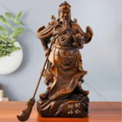 【招財鎮宅】關羽雕像擺件 關公像 關二爺 關聖帝君 武財神 客廳家庭供奉 開業風水 宗教用品 招財擺飾 擺飾 風水 關公