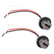 2pcs T20插頭7443汽車燈泡固定器適配器LED制動器連接器串聯高性能