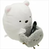 大賀屋 日貨 角落生物 白熊 配件箱 玩具 娃娃 收納箱 箱子 玩具箱 玩偶 布偶 角落小夥伴 正版 J00016316
