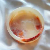 【玉玉印章】 特級天然紅龍玉飾品托盤