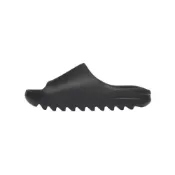 (店+)【YEEZY】YS 01 Black YEEZY 圓頭平底一字拖鞋 男女同款 黑色