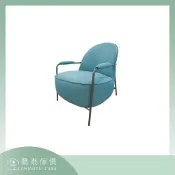 【溪湖喬泰傢俱】單人椅 布沙發 可愛造型主人椅 復刻皮革單人沙發 書房客廳一人座單椅［CT-510］