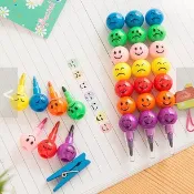 【晴晴百寶盒】糖葫蘆免削蠟筆 創意畫筆 生日禮物  獎品 禮物 平價促銷 A018