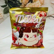 日韓小潼 日本 FUJIYA 不二家 Milky 草莓牛奶風味糖 67g 牛奶糖 甘王草莓｜全店$299 全家取貨免運｜滿額折500｜APP下單最高賺19%點數⚡