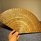 金絲楠木扇子便攜折扇子蘇扇新款中國風漢服男女款古典口袋迷你扇 折疊扇子 古風扇子 中式古風折扇