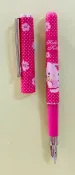【震撼精品百貨】Hello Kitty 凱蒂貓 日本三麗鷗 KITTY 鋼筆/中性筆-桃#13178 震撼日式精品百貨