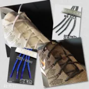 4mm白色 黑 寶藍 深灰無邊橢圓 半圓鞋帶  FLYKNIT TRAINER 鞋帶 ～鞋帶哥
