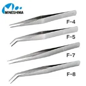 【模動王】現貨 日本 MINESHIMA 鑷子 夾子 F-4 F-5 F-7 F-8 彎鉗 工具夾 水貼夾 彎夾 模型夾