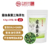 德安堂｜德安堂桑葉三降茶包（4公克X20包X5袋） 桑葉 天然茶品 維持生理機能 促進新陳代謝 調整體質 天然草本