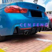 涔峰ＣＦ☆(雙邊雙出)BMW 4系 F36 四門 MP樣式 MT保桿用 後下巴 後風刀 後唇 空力套件