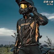 回響小舖 【防摔防風】機車皮衣 騎行服 賽車服 重機外套 防摔衣 防護夾克 四季通用 保暖內襯 情侶款 帥氣百搭 騎士必備