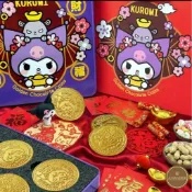 ［全新完整包裝］三麗鷗金幣巧克力鐵盒 酷洛米 kuromi 凱蒂貓 hello kitty 金幣 巧克力 禮盒