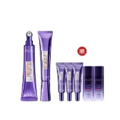 【L’OREAL Paris 巴黎萊雅】全新升級! 無針撫紋雙霸紫熨斗眼霜1+1組(冰熨斗+紫熨斗MAX3.0版)