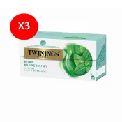 【yesgogogo 即食購】【TWININGS】沁心薄荷茶2g*25入*3盒
