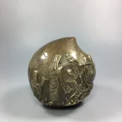 協貿國際日用品生活9館 純銅大壽桃百子祝壽送老人生日禮物長輩爺爺奶奶過壽禮品
